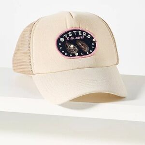 NWT By Anthropologie Embellished Trucker Hat